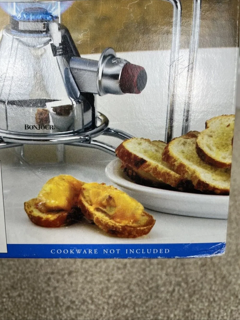 BonJour Le Grande Buffet Tabletop Burner With Stand‎ Accommodates Most Cookware